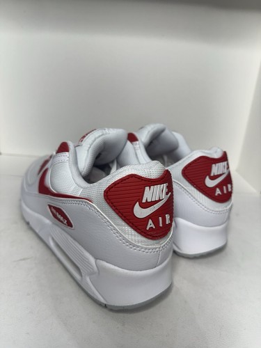 Nike Air Max 90 ‘White University Red- Grey fog’ Men’s Size 13 - photo 5