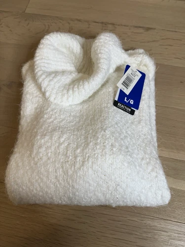 Kenneth Cole Reaction white sweater women’s large - photo 2