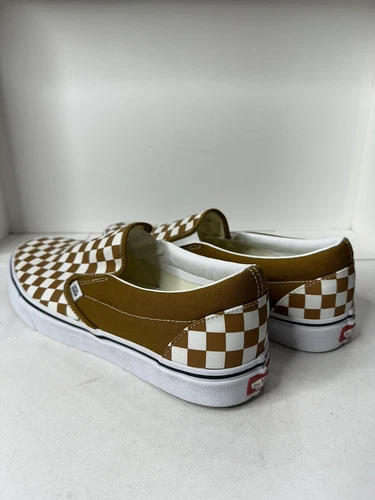 Vans Classic Slip-on Checkerboard Gold/White Men's 13 BNIB - photo 4