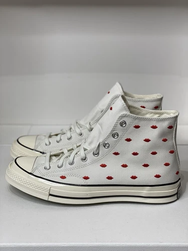 Converse Chuck 70 Hi 'Love Me/Embroidered Lips' Men's Size 12