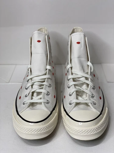 Converse Chuck 70 Hi 'Love Me/Embroidered Lips' Men's Size 12 - photo 2