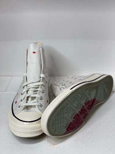 Converse Chuck 70 Hi 'Love Me/Embroidered Lips' Men's Size 12 - photo 3