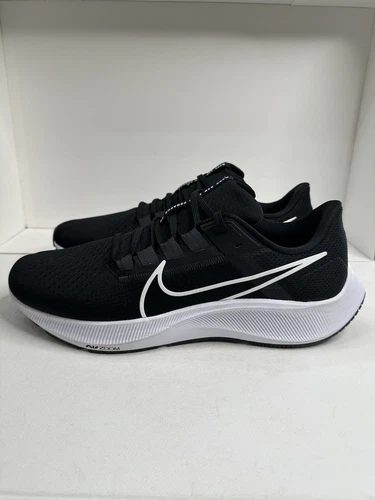 Nike Pegasus 38 Men's Black/White Running Shoes - Size 14