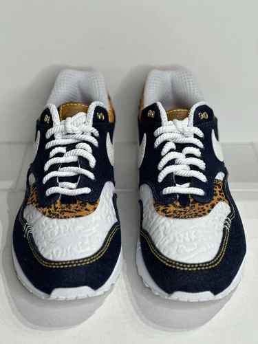 Nike Air Max 1 Premium Leopard/Denim Mens Shoes Size 13 - photo 2