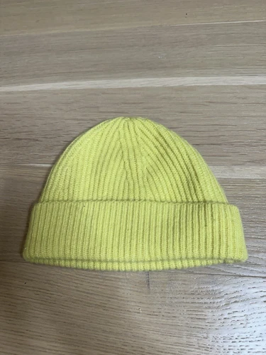 Everlane Cashmere Toque One Size Lemon Yellow