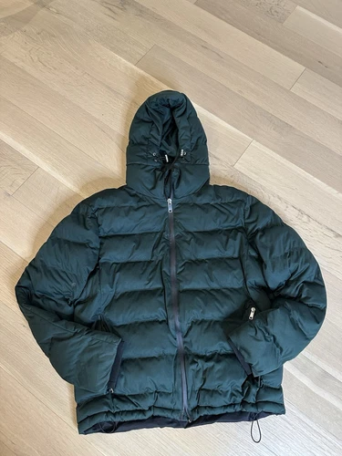 Zara Puffer Jacket - Forest Green - Men's XL