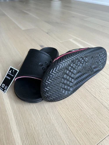 NIKE JORDAN PLAY SLIDE Men’s 13 BLACK/UNIVERSITY RED - photo 5