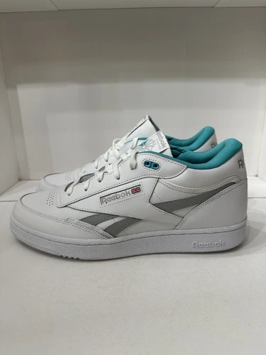 Reebok Club C White/ Teal/grey Mens Shoes Size 13