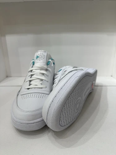 Reebok Club C White/ Teal/grey Mens Shoes Size 13 - photo 3