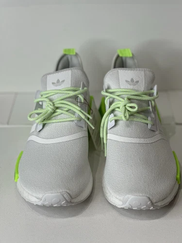 Adidas NMD R1 'White Solar Green' Mens Shoes Size 13 - photo 2