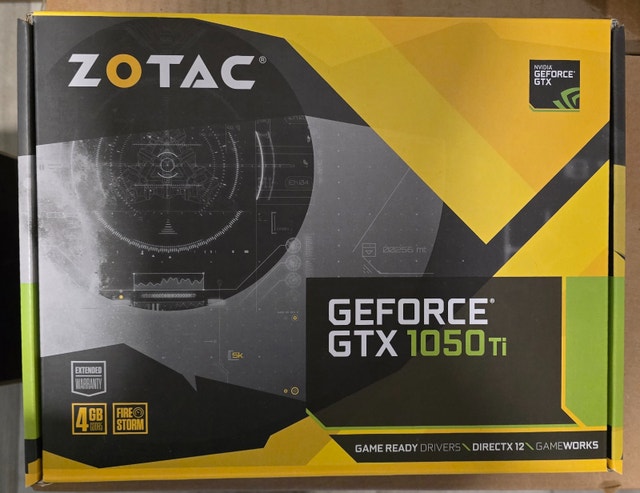 ZOTAC GEFORCE GTX 1050 Ti - 4GB GPU