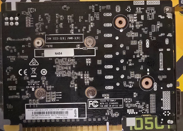 ZOTAC GEFORCE GTX 1050 Ti - 4GB GPU - photo 4