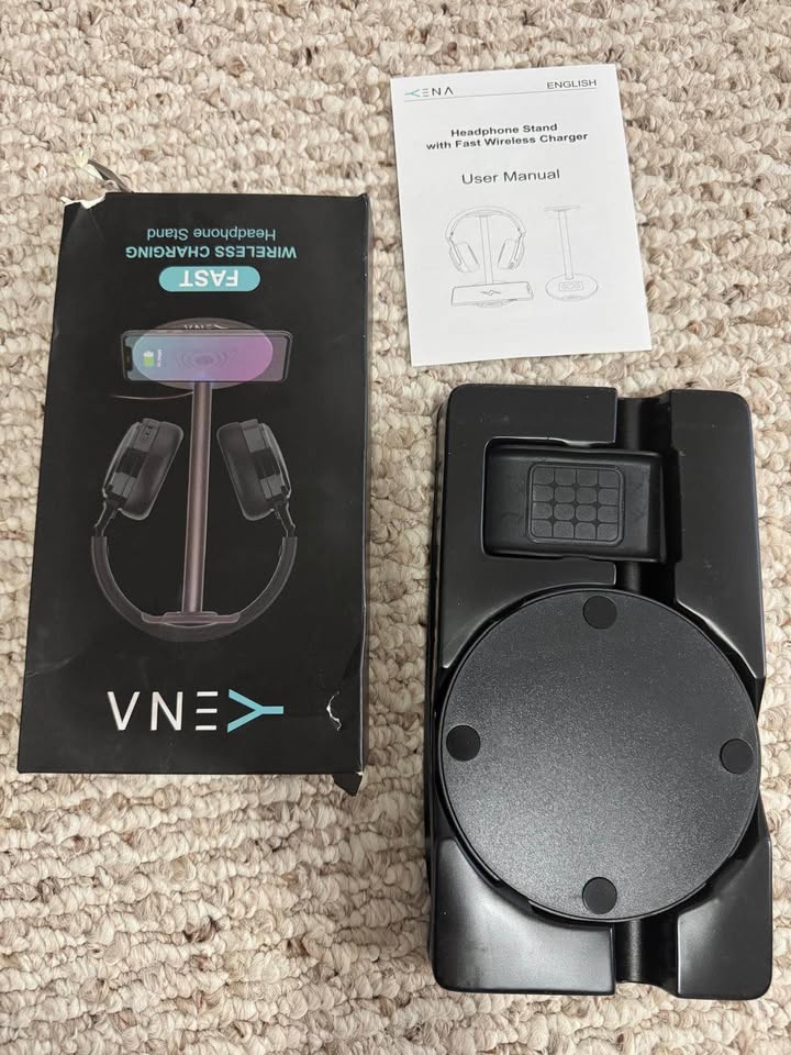 Headphone Stand with Wireless Charger - photo 4