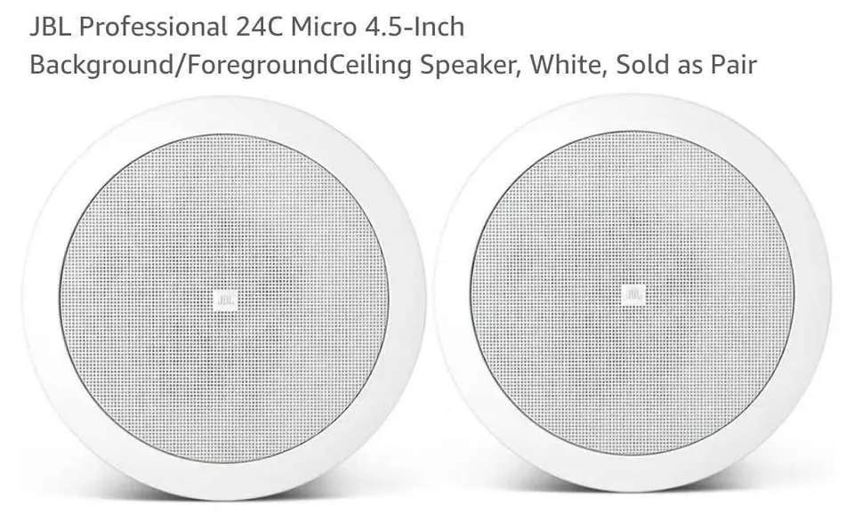JBL 24C Micro 4.5-Inch Ceiling Speakers (Pair) image indicator(2)