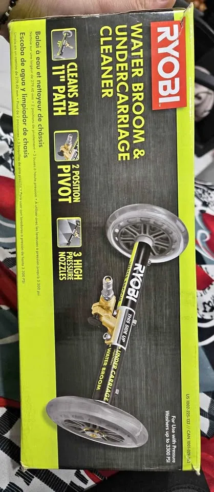 Ryobi Water Broom & Undercarriage Cleaner thumbnail