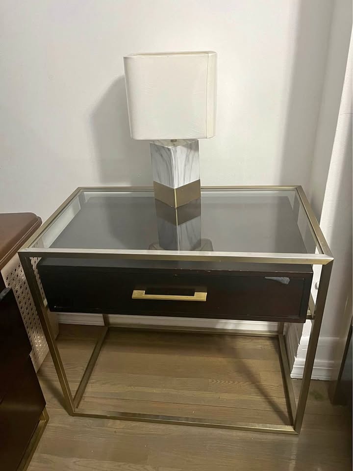 Brass Night Stand