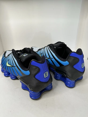 NIKE SHOX TL BLACK/VAPOR GREEN-RACER BLUE Men’s Size 14 BNIB - photo 4