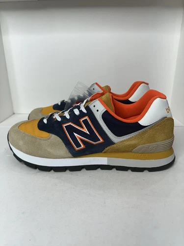 New Balance 574 Rugged Brown Navy Men's Size 13 BNIB