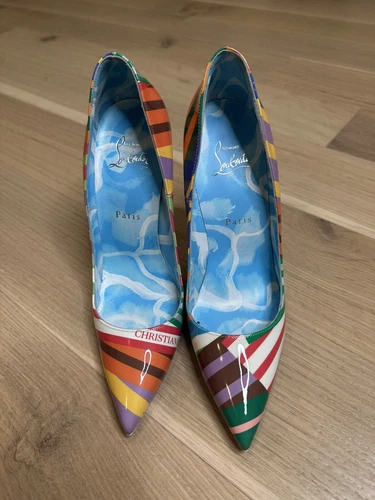 Women’s Christian Louboutin ‘So Kate 120’ Pumps Sz 39 RARE Colou - photo 2
