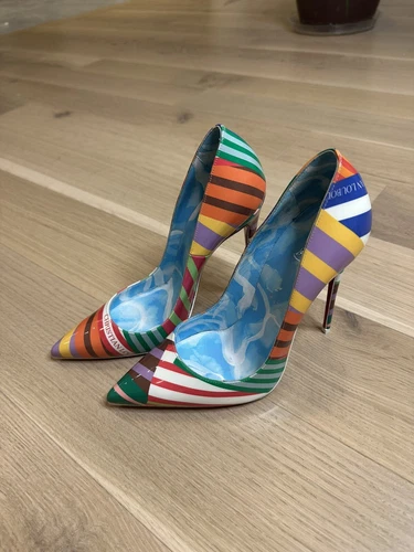 Women’s Christian Louboutin ‘So Kate 120’ Pumps Sz 39 RARE Colou - photo 3