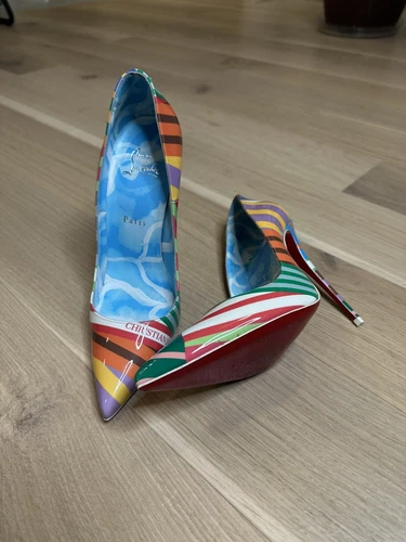 Women’s Christian Louboutin ‘So Kate 120’ Pumps Sz 39 RARE Colou - photo 4