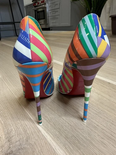 Women’s Christian Louboutin ‘So Kate 120’ Pumps Sz 39 RARE Colou - photo 5