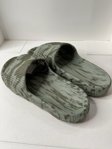 Adidas Adilette 22 slides 'Army Green' Men’s Size 13 BNIB - photo 4