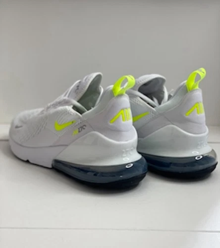 Nike Air Max 270 'White Volt' Men's Size 13 - photo 5