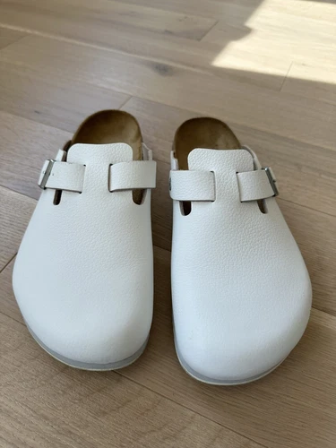 Birkenstock Boston BS Men's Size 46 White - photo 2