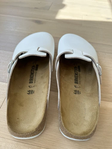 Birkenstock Boston BS Men's Size 46 White - photo 4