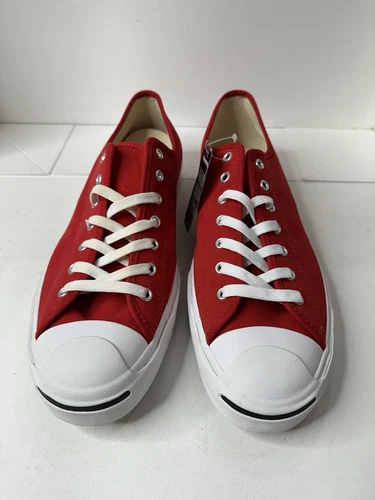 Converse Jack Purcell Red/white Mens Size 13 - photo 2