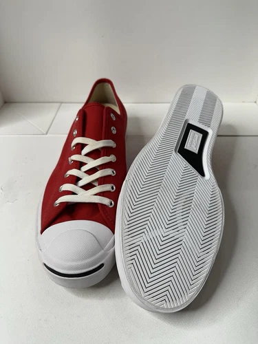 Converse Jack Purcell Red/white Mens Size 13 - photo 3