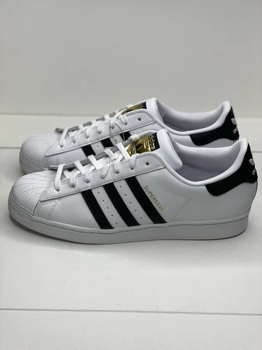 Adidas Superstar White Black Men's Size 13