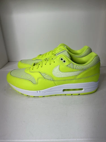 Nike Air Max 1 PRM Topography Volt/Barley Volt White Men's 13 BN