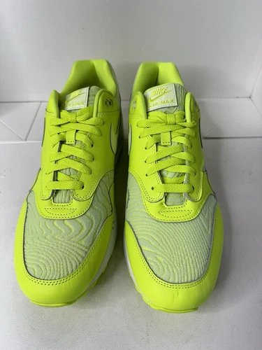 Nike Air Max 1 PRM Topography Volt/Barley Volt White Men's 13 BN - photo 2