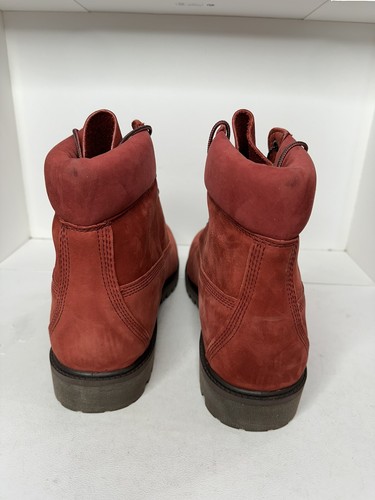 TIMBERLAND HERITAGE 6 IN BOOT DARK RED NUBUCK Men’s Size 12 - photo 5