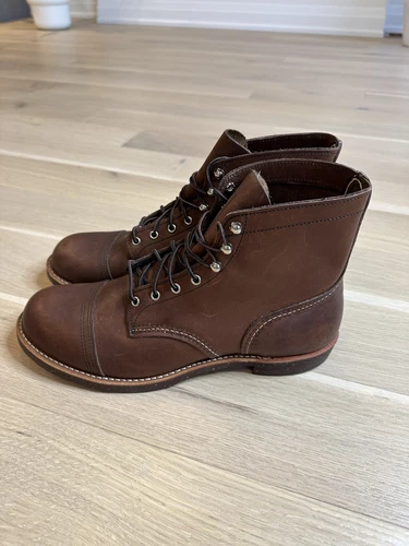 Red Wing Boots Iron Ranger Amber Mens Size 13 BNIB