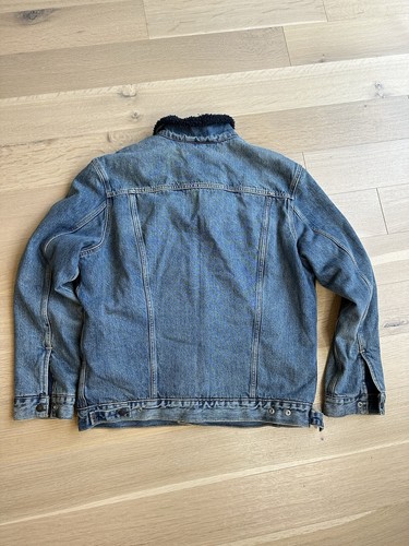 Levi’s Denim Sherpa Jacket Men’s XL *VERY RARE- Blue - photo 2