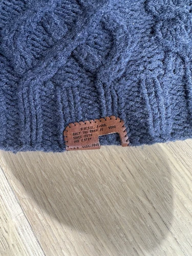 Diesel Tricot Co Handmade Knit Men's XL Blue - photo 4