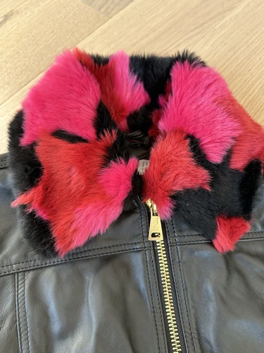 Versace Jeans Couture Leather Jacket Women's Size 40 - photo 5