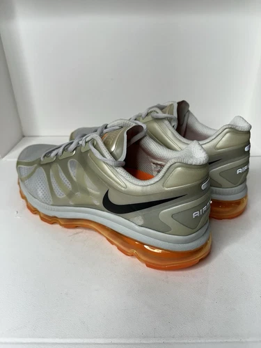 Nike Air Max + 2012 ‘Metallic Silver Orange’ Men’s Size 13 - photo 4