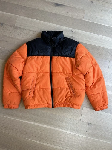 Div. Zero Eight Puffer Jacket Men’s Large Orange/Black