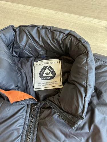 Div. Zero Eight Puffer Jacket Men’s Large Orange/Black - photo 3