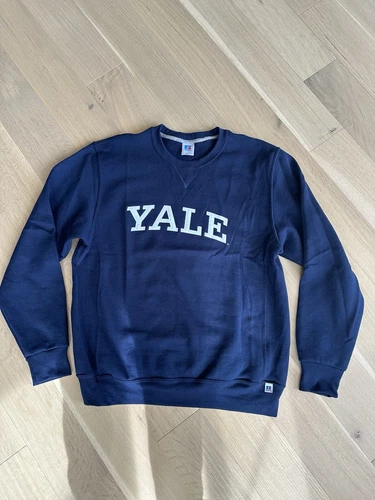 Russell 'YALE' Crewneck Sweater Shirt L Blue