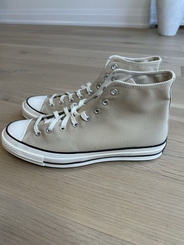 Converse Chuck 70 Hi OAT MILK/EGRET/BLACK Men's Size 12