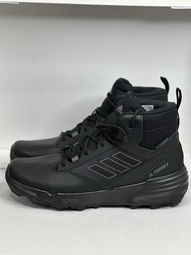 Adidas Terrax Unity Leather Boot Mid Rain.RDY Black Men's 14