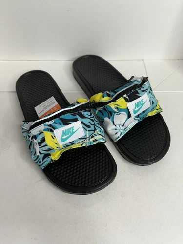 Nike Slides Benassi JDI Fanny Pack Print Sz 14 + Nike Tank XL - photo 3