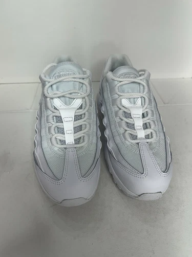 Nike Air Max 95 ‘Triple White’ Size 5Y - photo 2