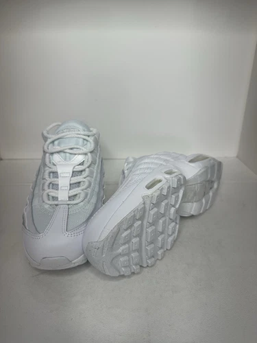 Nike Air Max 95 ‘Triple White’ Size 5Y - photo 3