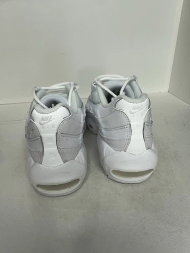 Nike Air Max 95 ‘Triple White’ Size 5Y - photo 5